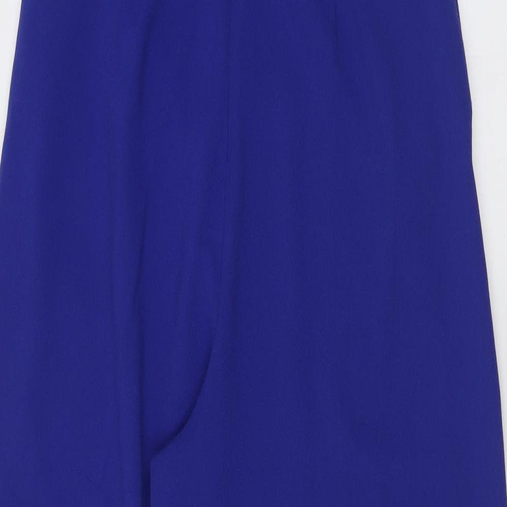 Definitions Womens Blue  Polyester Jumpsuit One-Piece Size 10  Pullover