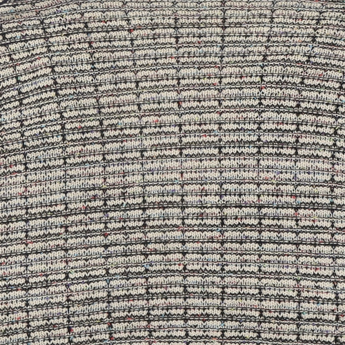Red Herring Womens Beige Crew Neck Striped Acrylic Cardigan Jumper Size 18