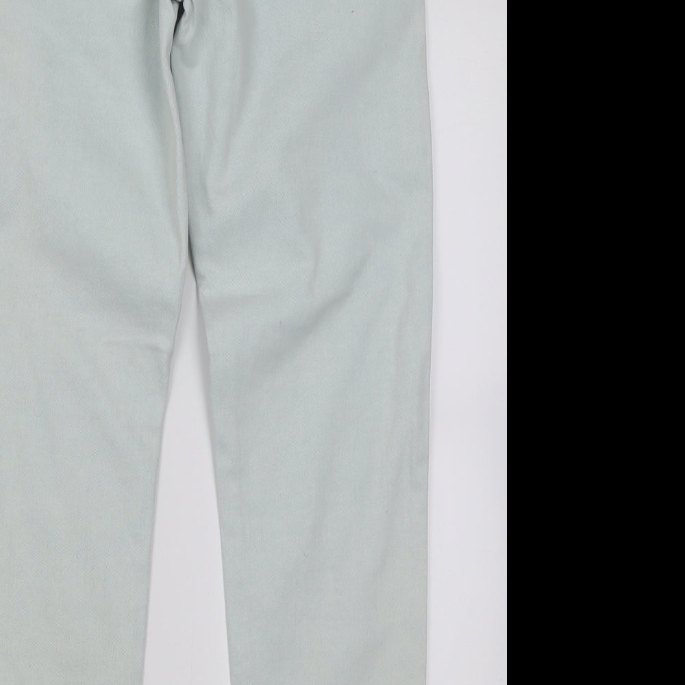 waven Womens Green  Cotton Mom Jeans Size 6 L28 in Regular Button
