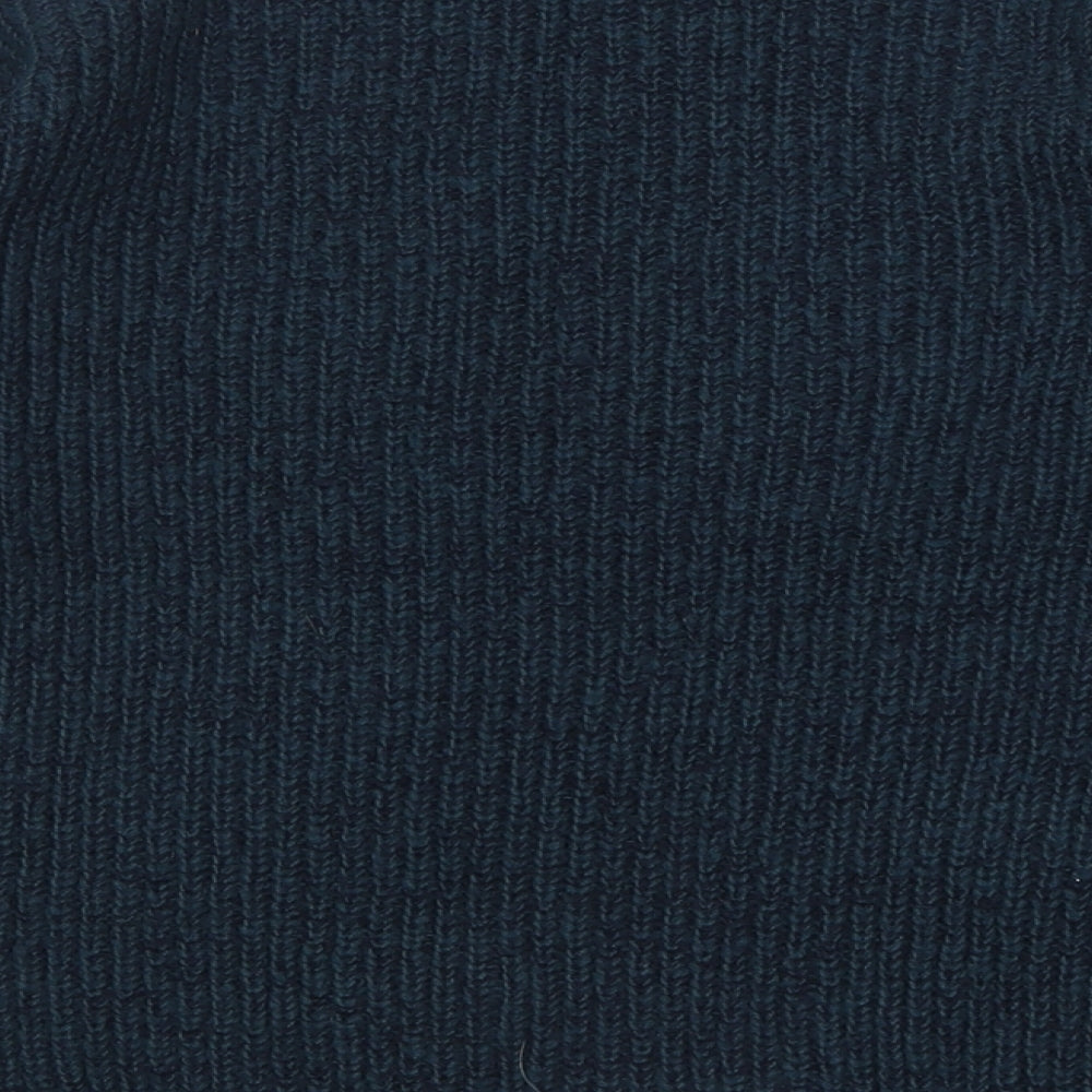 Atmosphere Womens Blue Boat Neck  Acrylic Pullover Jumper Size 8