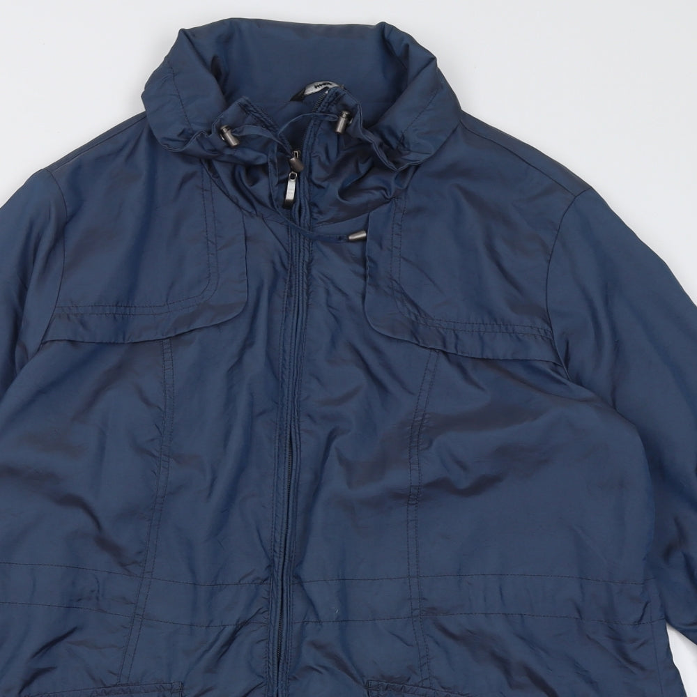 M&Co Womens Blue   Jacket  Size 16  Zip