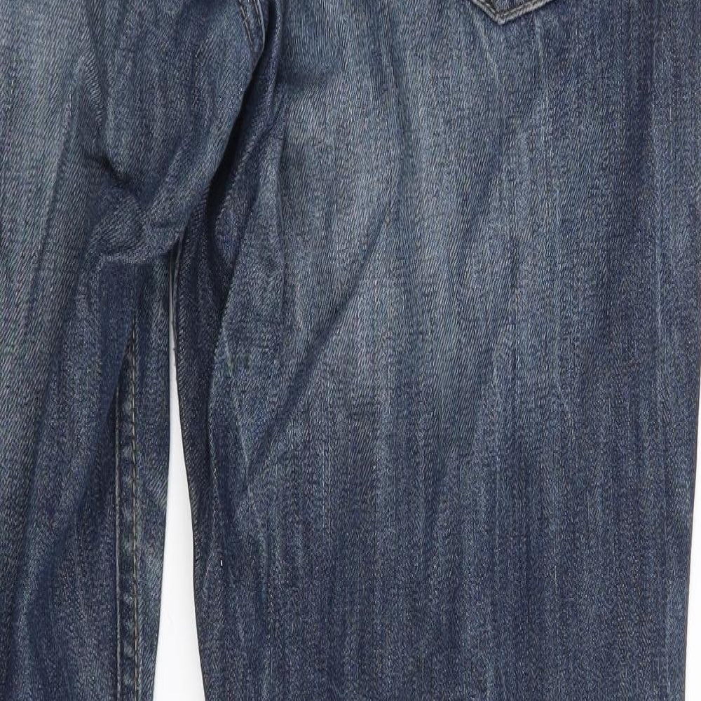CKH. DENIMITE Mens Blue  Cotton Straight Jeans Size 38 in L34 in Slim Button