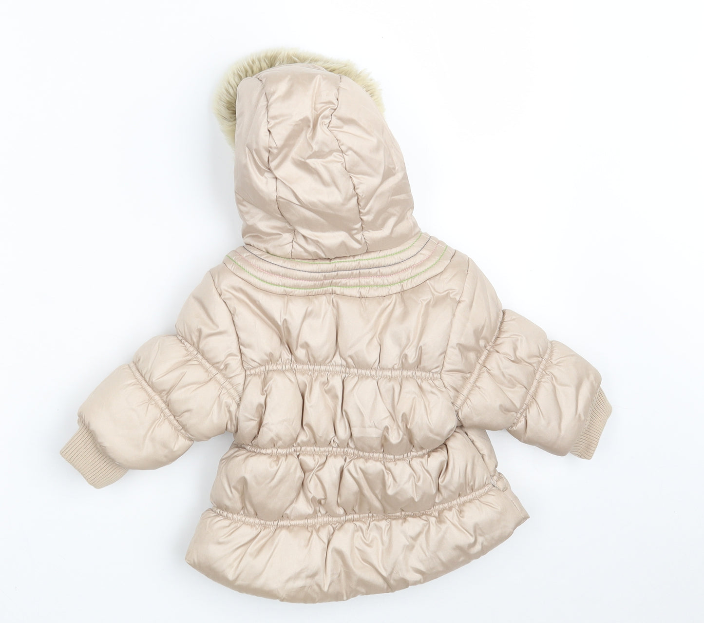 NEXT Girls Pink   Jacket Coat Size 3-6 Months   Zip