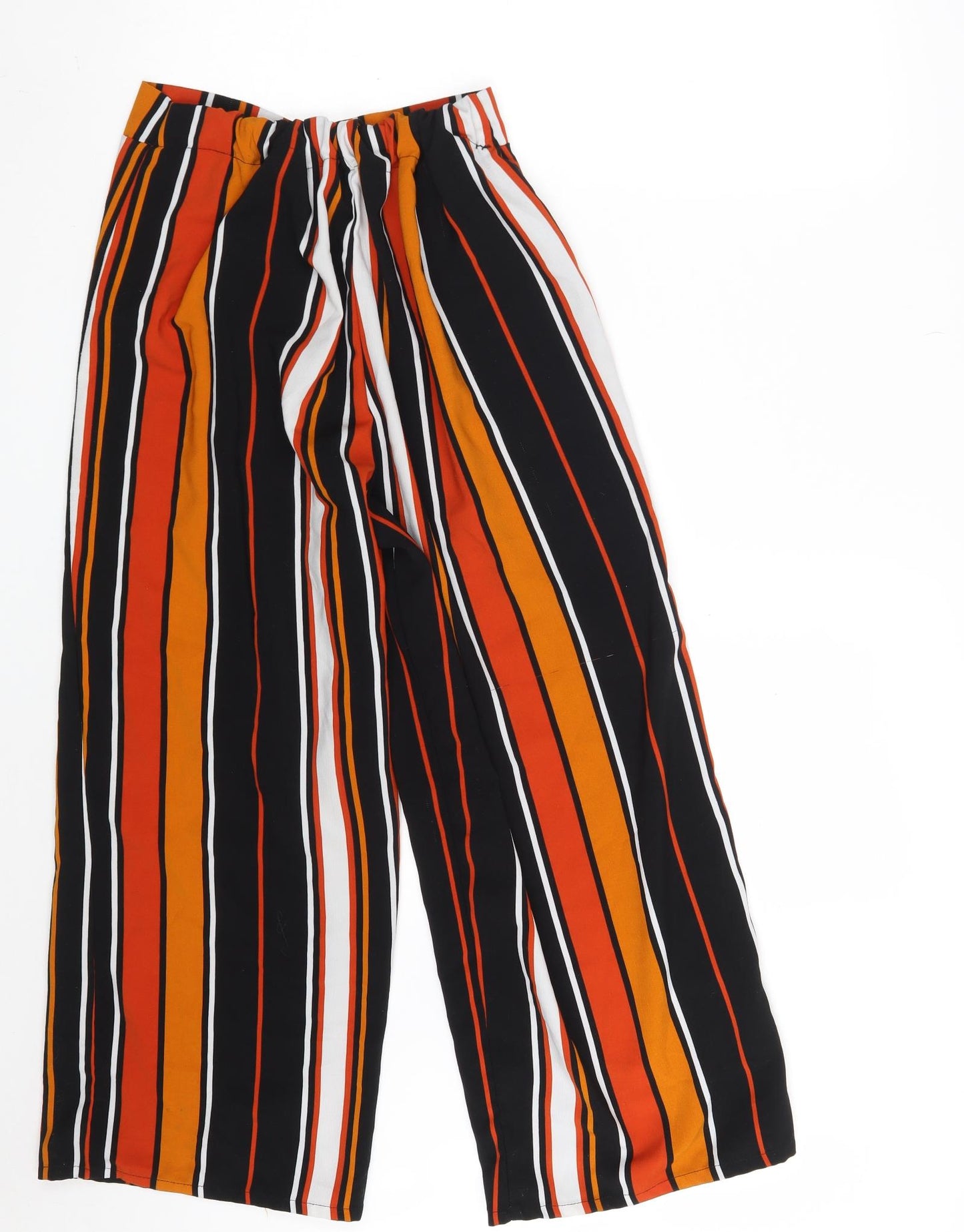 Cameo Rose Womens Multicoloured Striped Polyester Bloomer Trousers Size 8 L23 in Regular