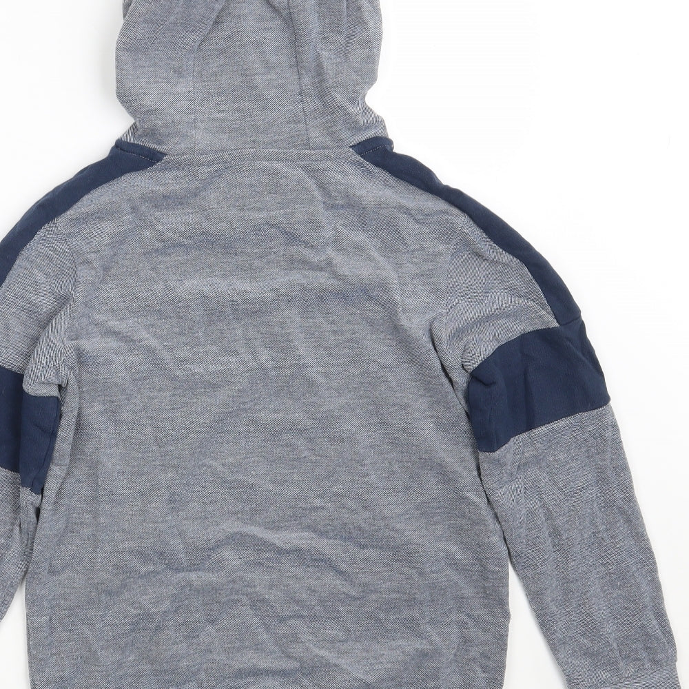 TU Boys Blue  Cotton Pullover Hoodie Size 10 Years