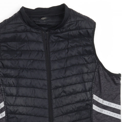 Dunnes Stores Mens Black   Gilet Jacket Size XL  Zip