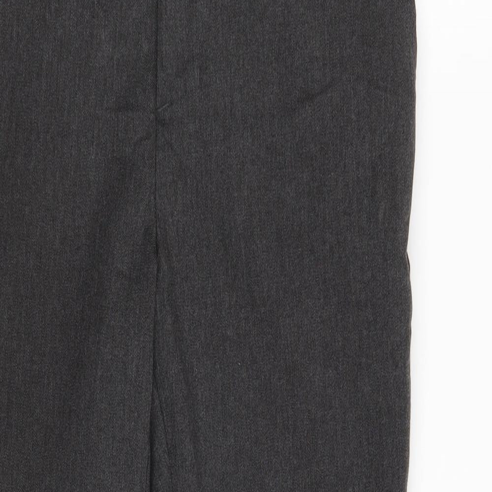 NEXT Boys Grey  Polyester Dress Pants Trousers Size 15 Years  Regular Zip - School Pants