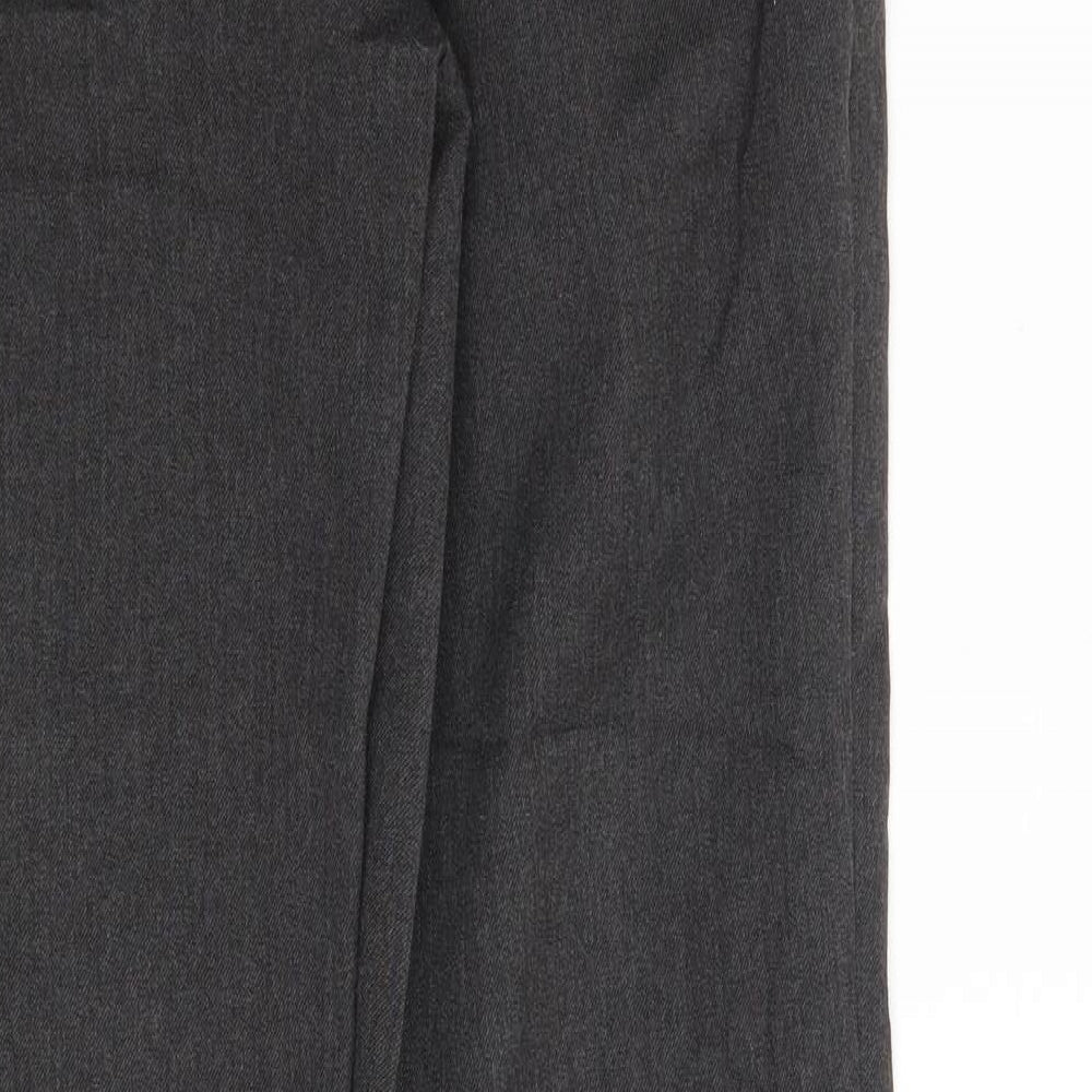 NEXT Boys Grey  Polyester Dress Pants Trousers Size 15 Years  Regular Zip - School Pants
