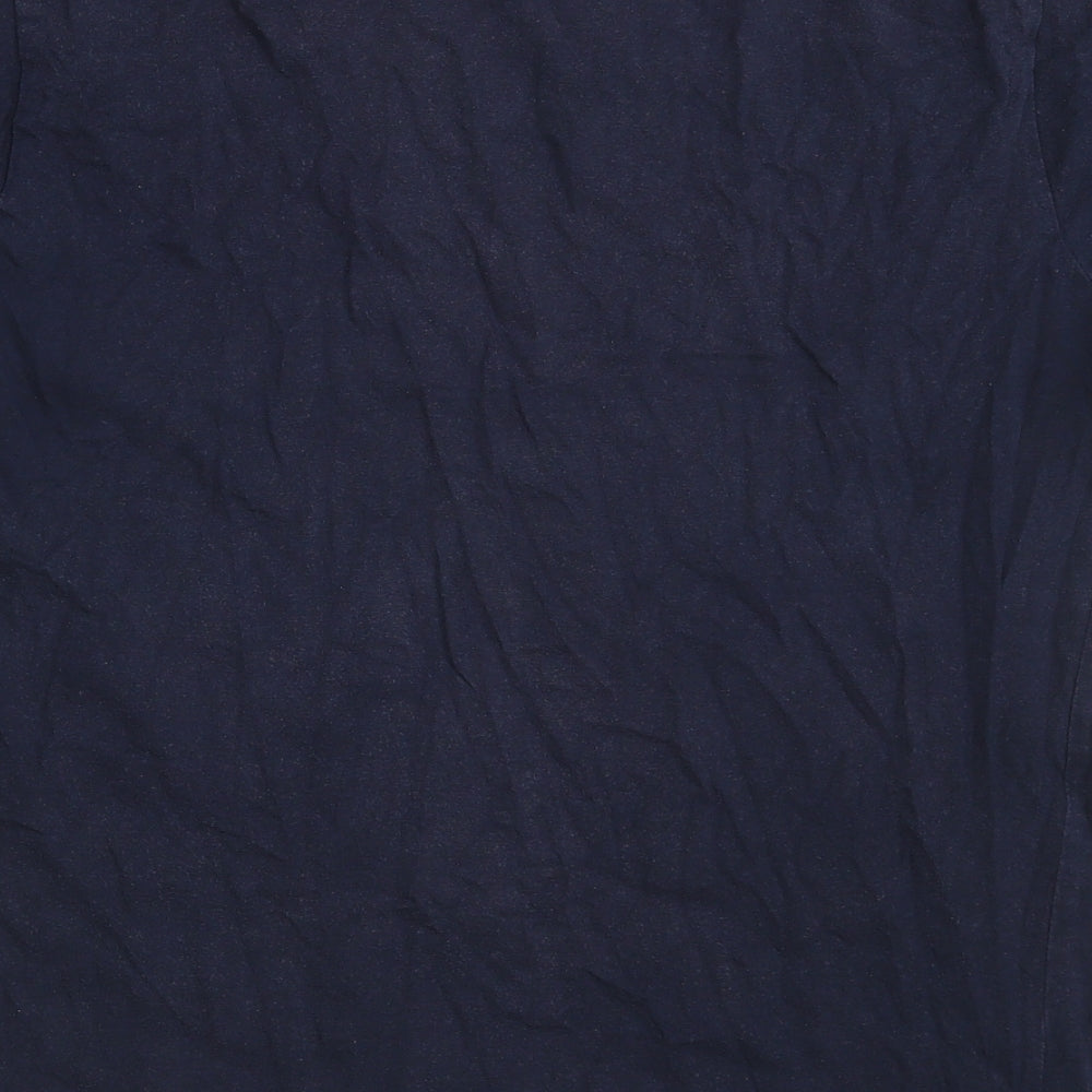 Patrick Boys Blue  100% Cotton Basic T-Shirt Size 13 Years Round Neck