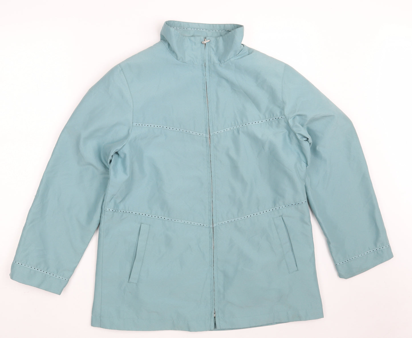 BHS Womens Green   Jacket Coat Size 10  Zip