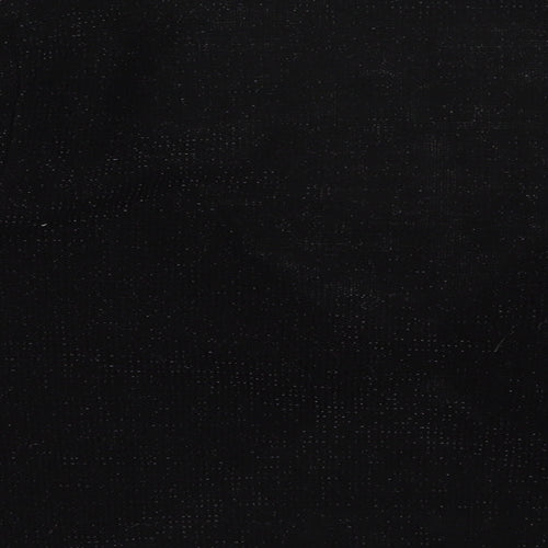 Dorothy Perkins Womens Black V-Neck  Acrylic Shrug Jumper Size 10