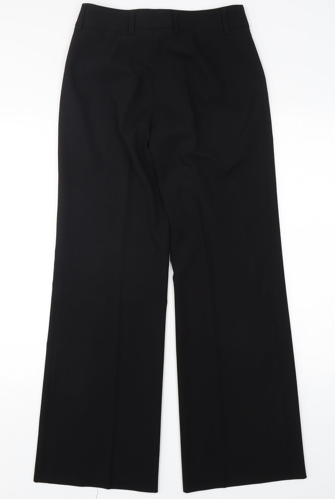 Robell Womens Black  Polyester Trousers  Size 8 L31 in Regular