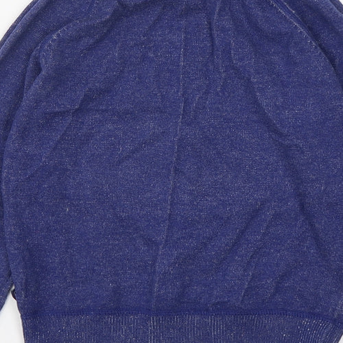 Okaidi Boys Blue  Cotton Pullover Sweatshirt Size 6 Years  Pullover