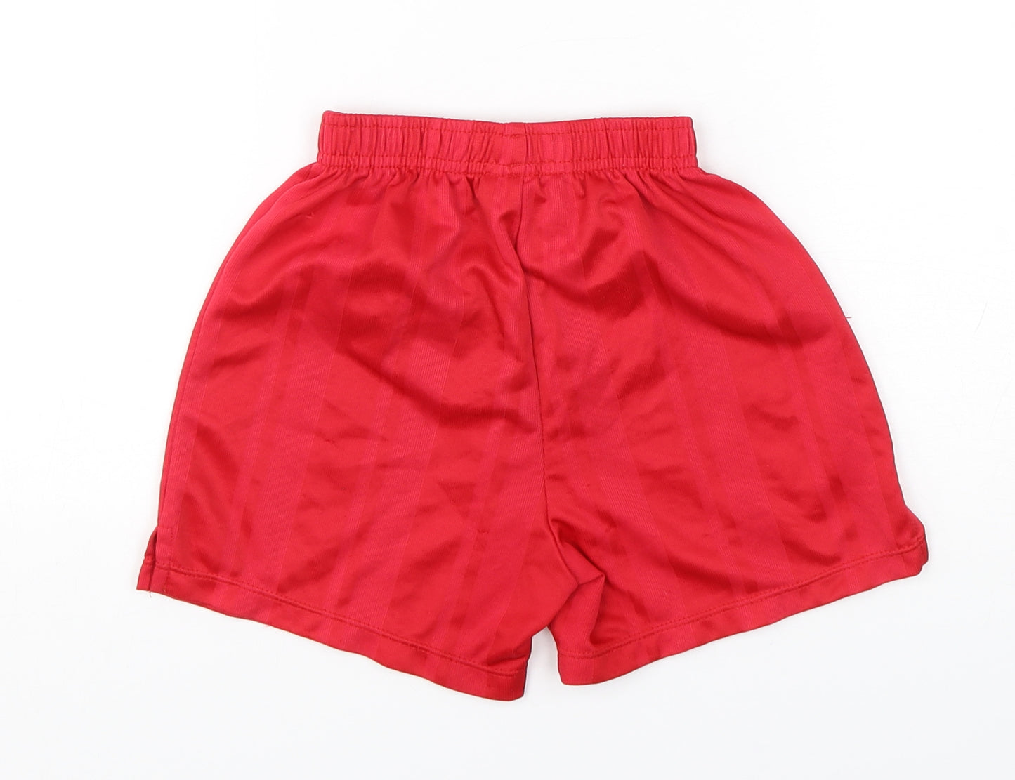 Sondico Boys Red  Polyester Sweat Shorts Size 4-5 Years  Regular Drawstring