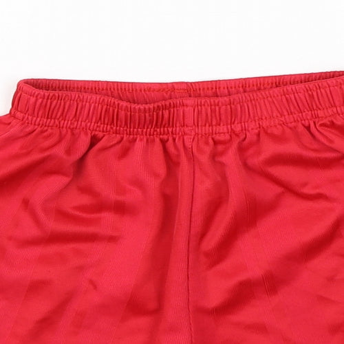 Sondico Boys Red  Polyester Sweat Shorts Size 4-5 Years  Regular Drawstring