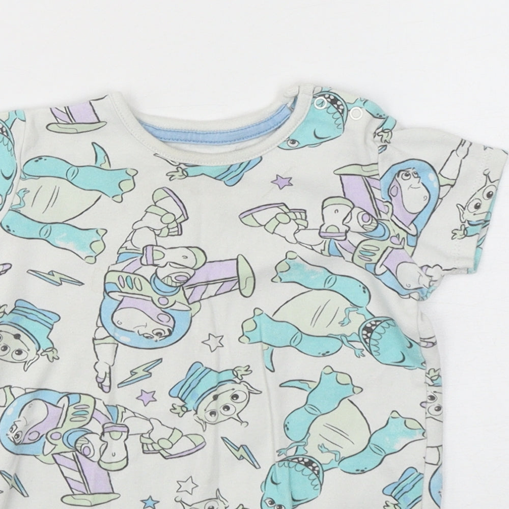 George Boys Multicoloured Geometric Cotton Romper One-Piece Size 12-18 Months  Snap - Toy Story