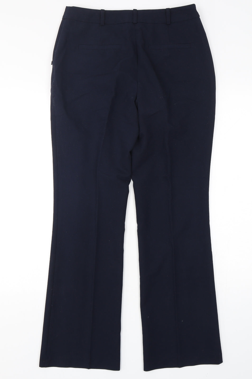 Dunnes Stores Womens Blue  Polyester Trousers  Size 8 L31 in Regular