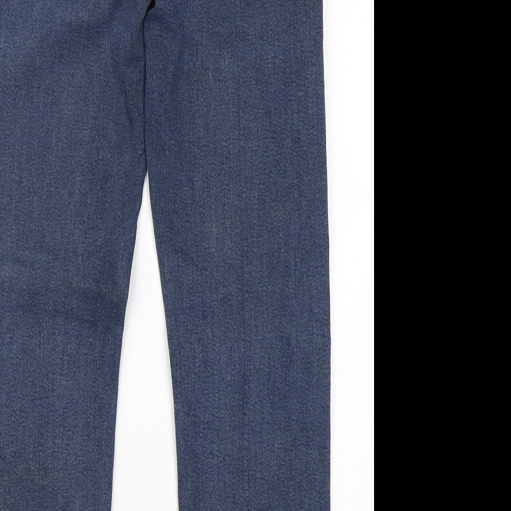 NEXT Mens Blue  Cotton Straight Jeans Size 32 L30 in Regular