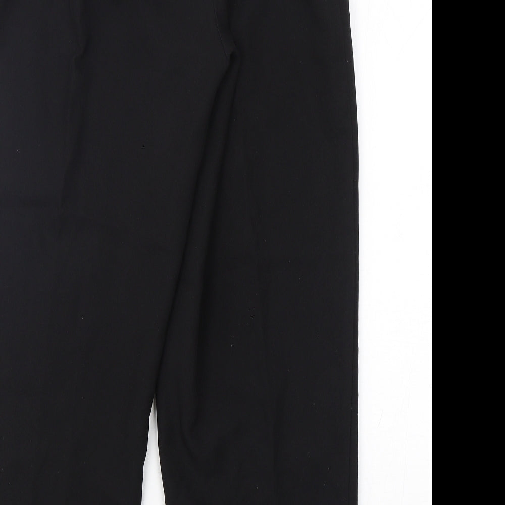 Emma Collction Womens Black  Polyester Trousers  Size 22 L27 in Regular