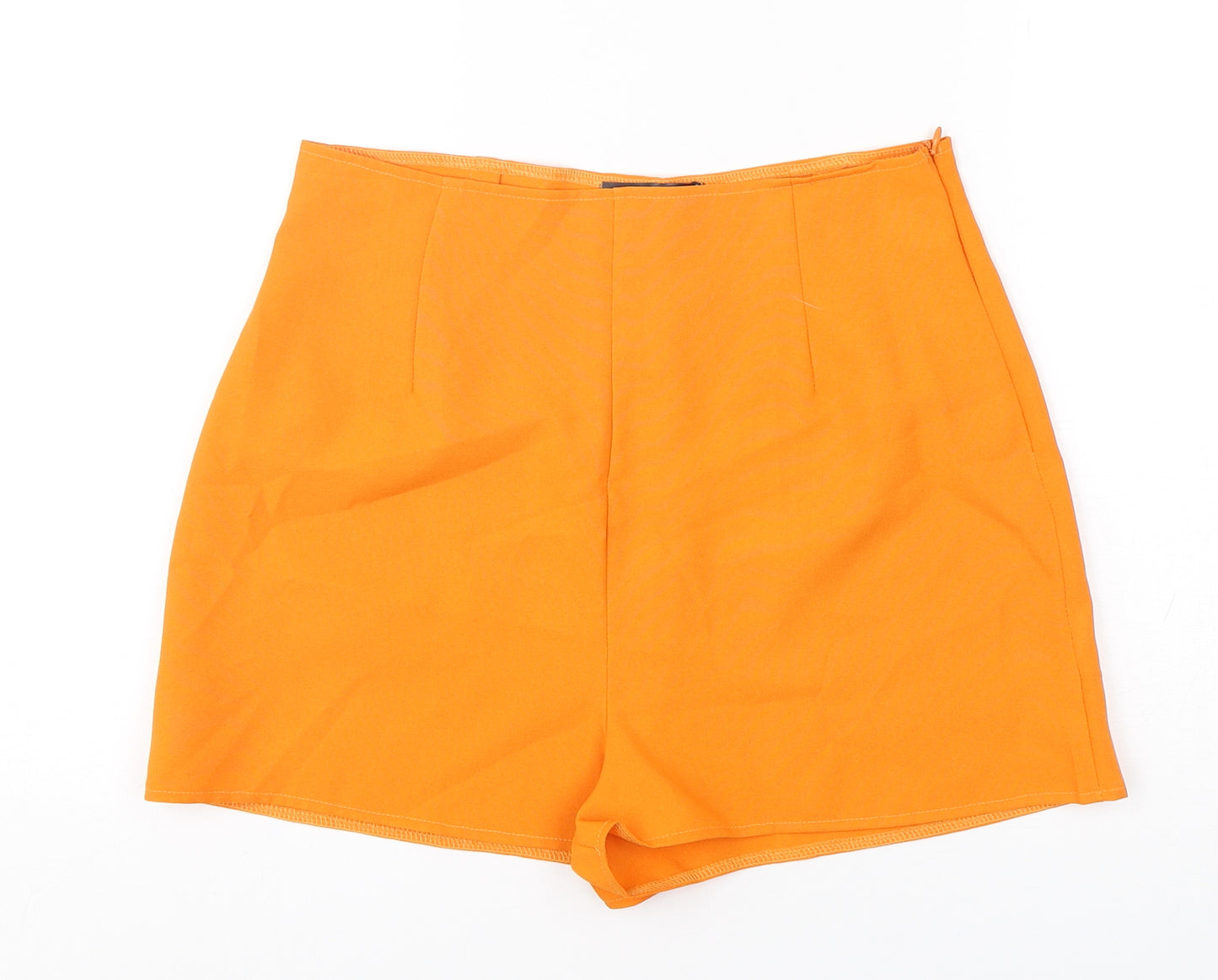 Missguided Womens Orange  Polyester Sailor Shorts Size 12 L3 in Regular