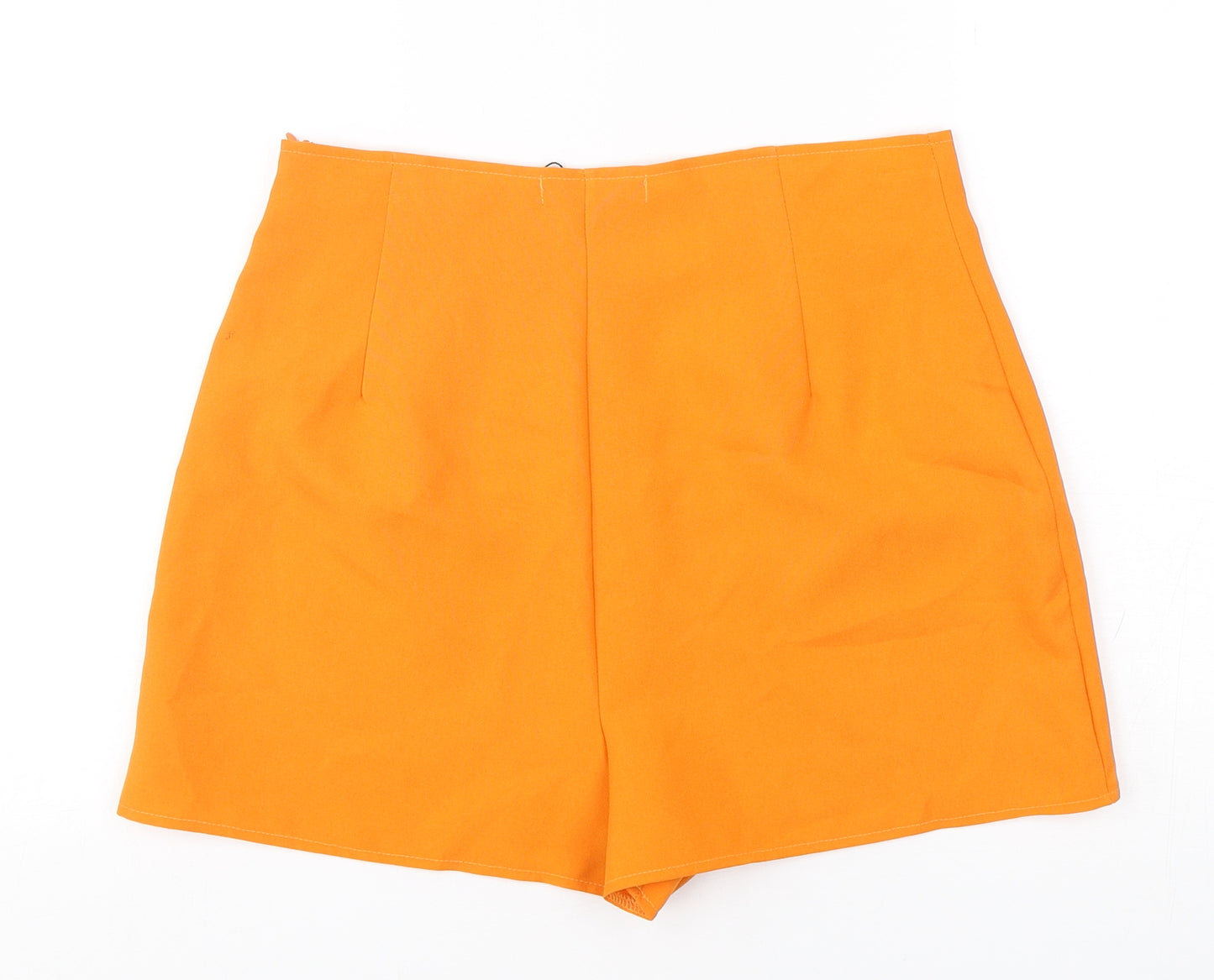 Missguided Womens Orange  Polyester Sailor Shorts Size 12 L3 in Regular