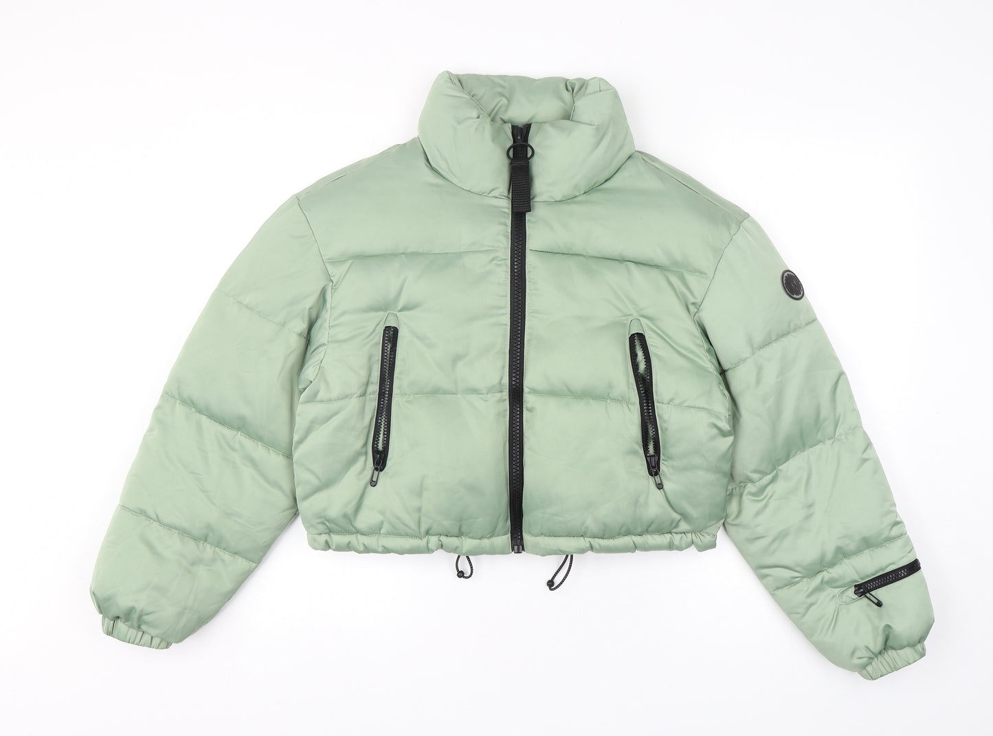 Urban Outfitters Womens Green   Puffer Jacket Jacket Size M  Zip