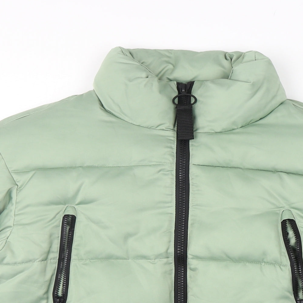 Urban Outfitters Womens Green   Puffer Jacket Jacket Size M  Zip