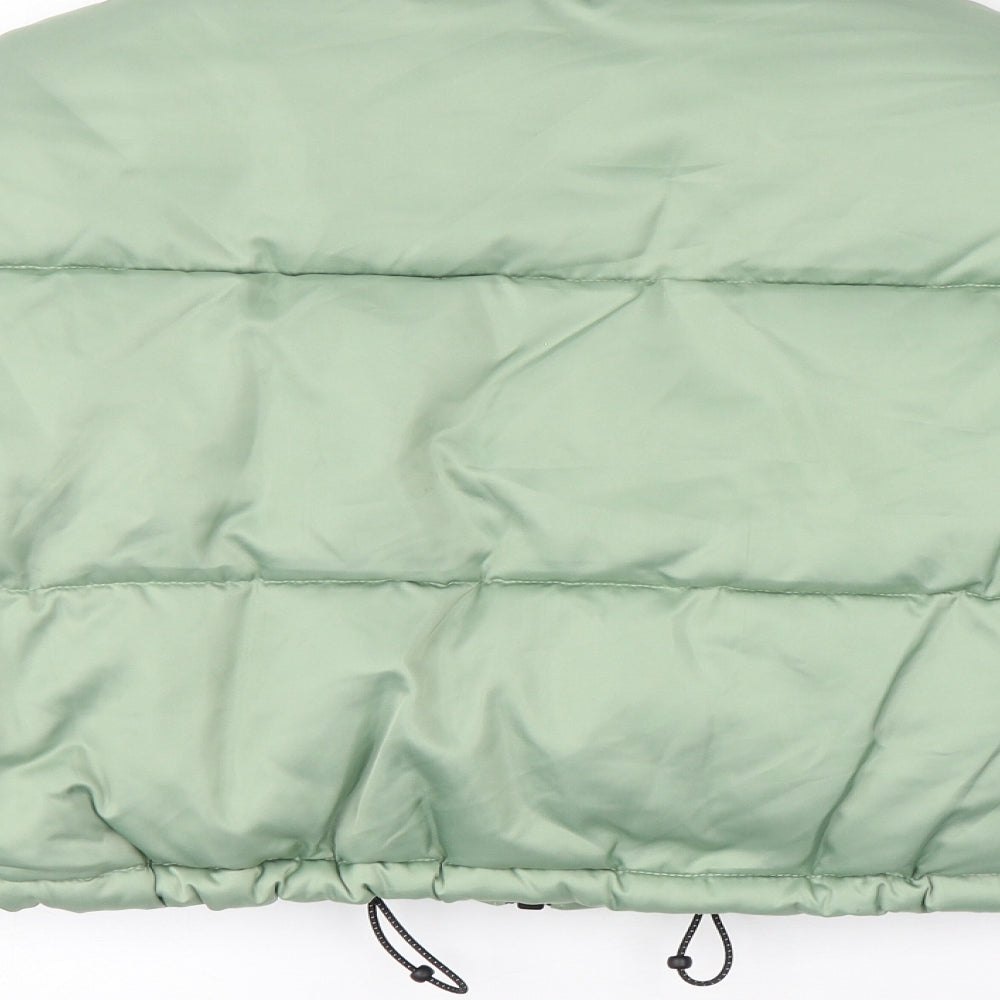 Urban Outfitters Womens Green   Puffer Jacket Jacket Size M  Zip