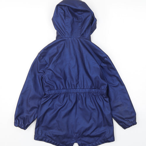 TU Womens Blue   Parka Coat   Zip