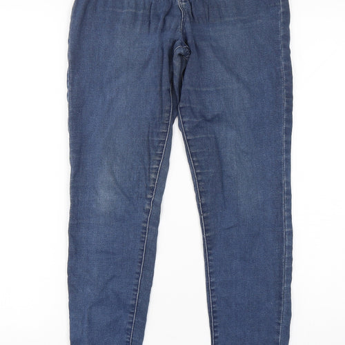 Denim CO Womens Blue  Cotton Skinny Jeans Size 12 L29 in Regular