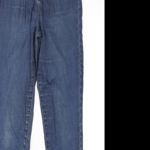 Denim CO Womens Blue  Cotton Skinny Jeans Size 12 L29 in Regular