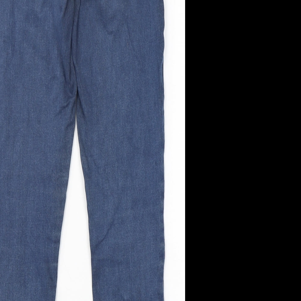 Denim CO Womens Blue  Cotton Skinny Jeans Size 12 L29 in Regular