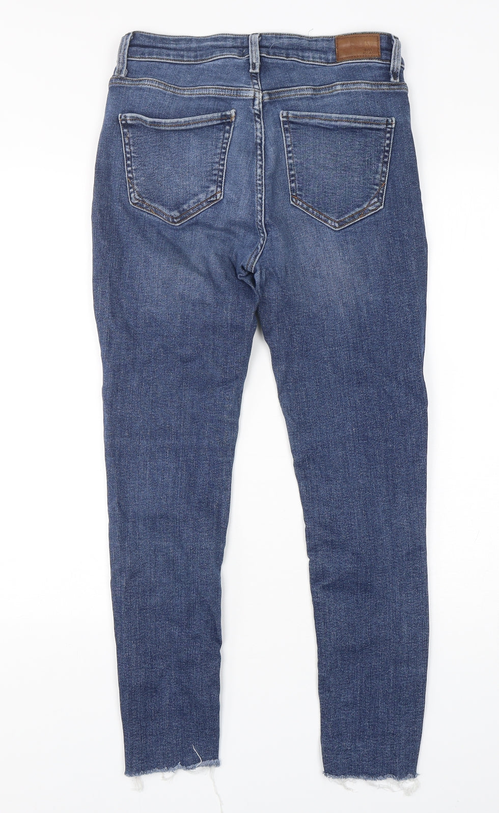 River Island  Womens Blue  Cotton Skinny Jeans Size 12 L27 in Regular