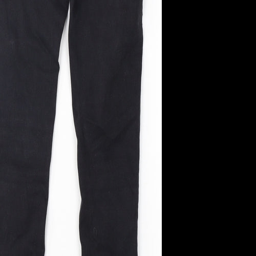 Denim Co Womens Black  Cotton Skinny Jeans Size 10 L29 in Regular