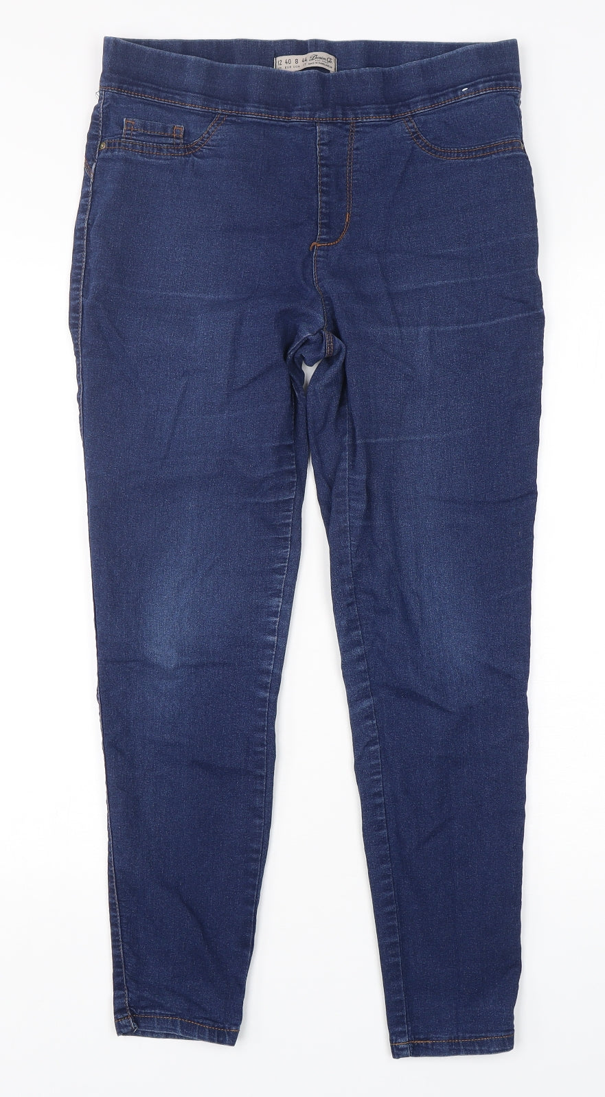 Denim Co Womens Blue  Cotton Jegging Jeans Size 12 L28 in Regular