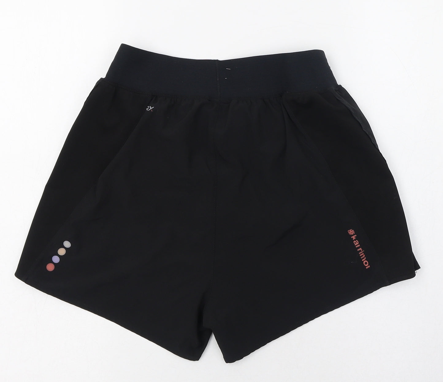 Karrimor Womens Black  Polyester Athletic Shorts Size 8 L6 in Regular