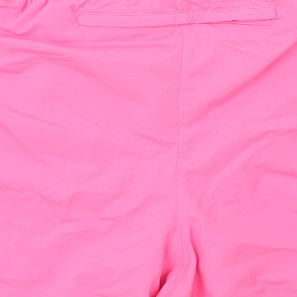 Nike Womens Pink  Polyester Athletic Shorts Size S L6 in Regular