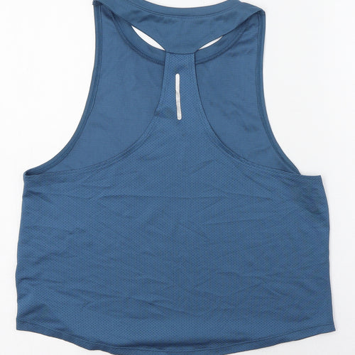 ASOS Womens Blue  Polyester Pullover Tank Size 10 Round Neck