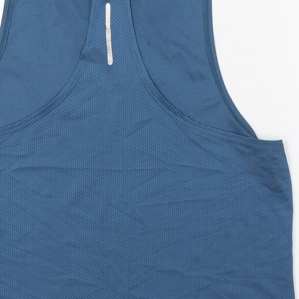 ASOS Womens Blue  Polyester Pullover Tank Size 10 Round Neck