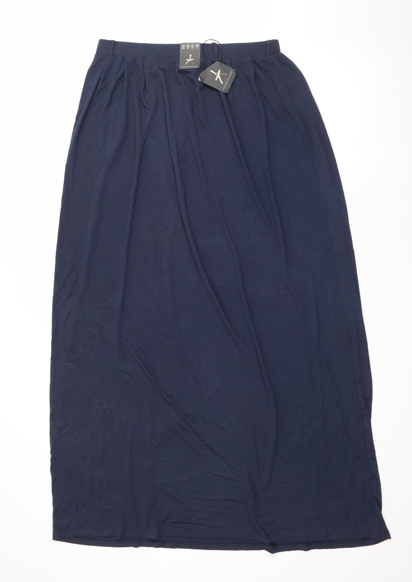 Primark Womens Blue  Viscose Maxi Skirt Size 12