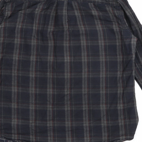 Tortured Genius  Mens Green Plaid Cotton  Button-Up Size S Collared Button