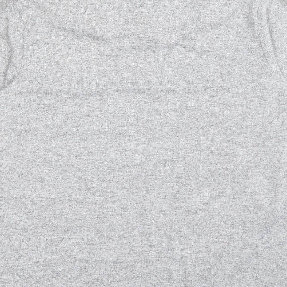 Tigi Womens Grey Roll Neck  Acrylic Pullover Jumper Size 14