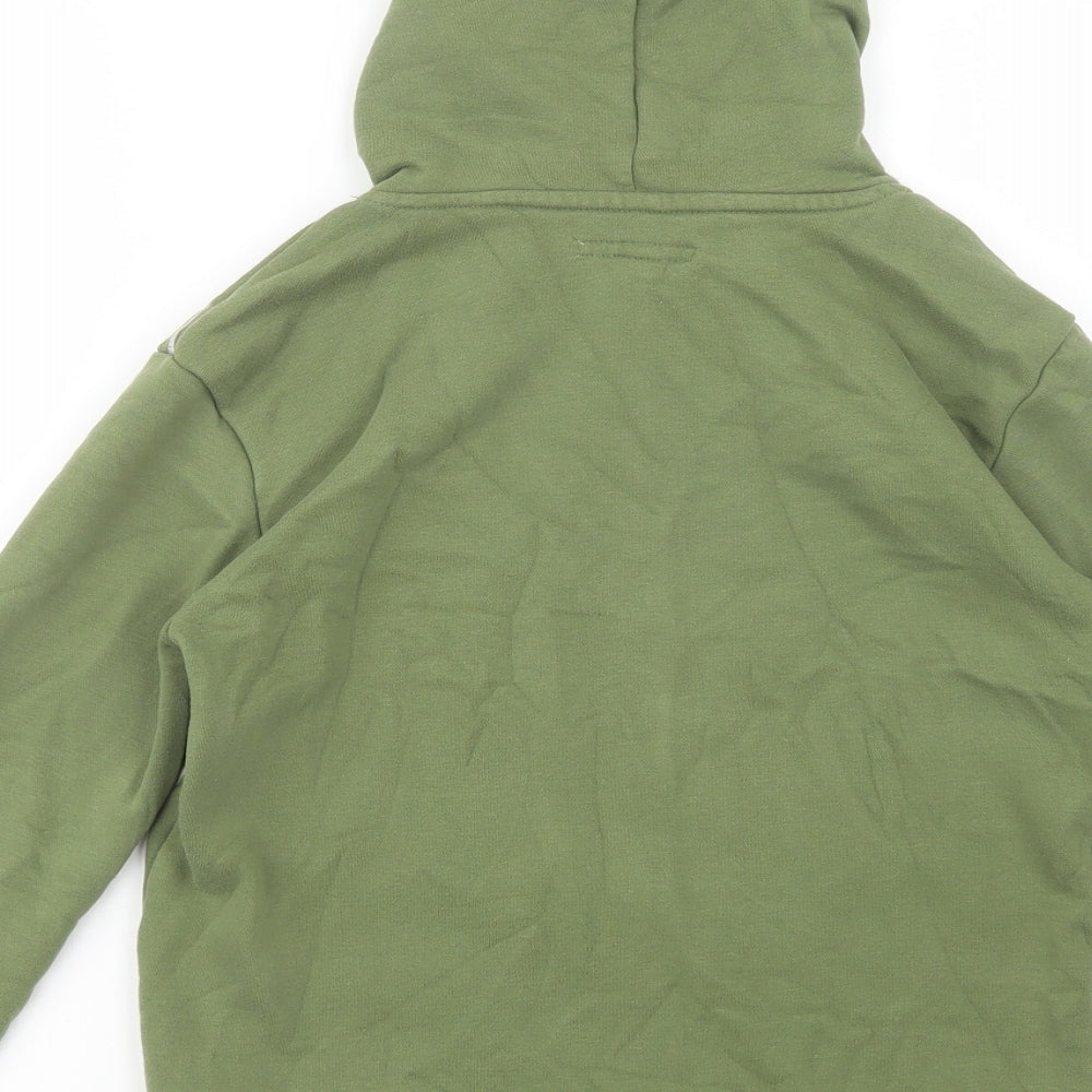 Primark Girls Green  Cotton Pullover Hoodie Size 11-12 Years  Pullover - Believe