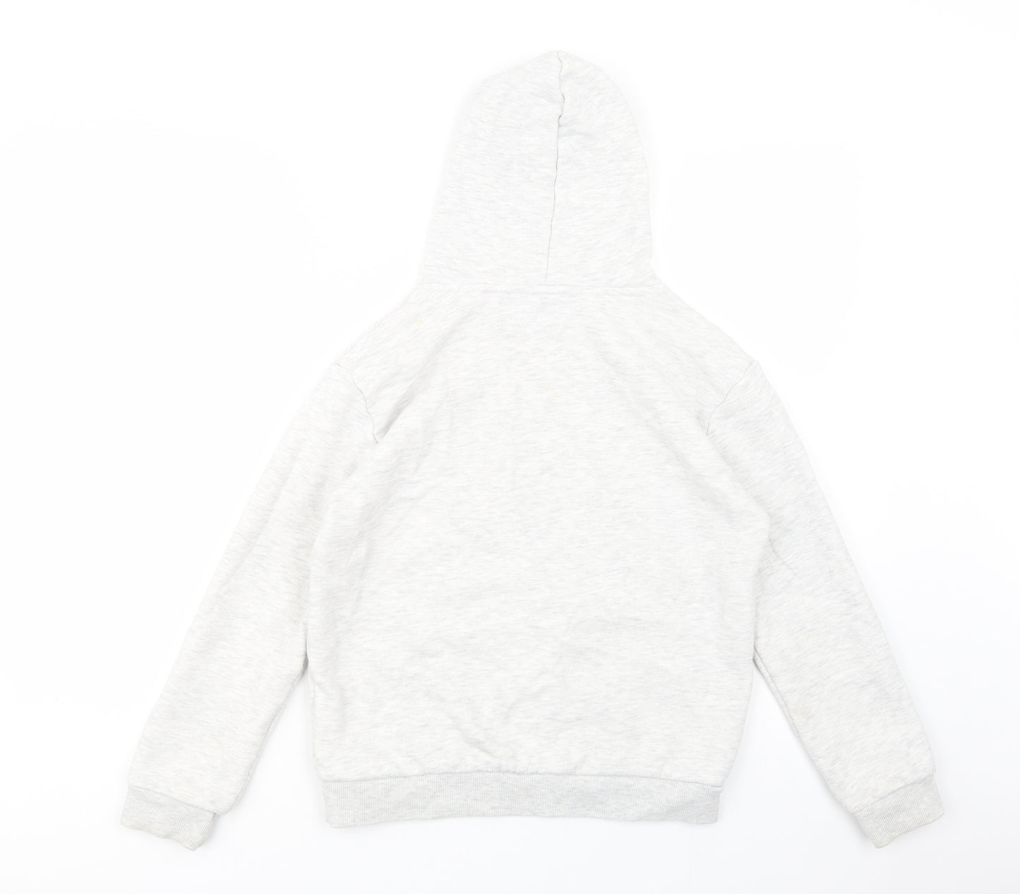 Prim,ark Girls Grey  Cotton Pullover Hoodie Size 11-12 Years  Pullover - Icon
