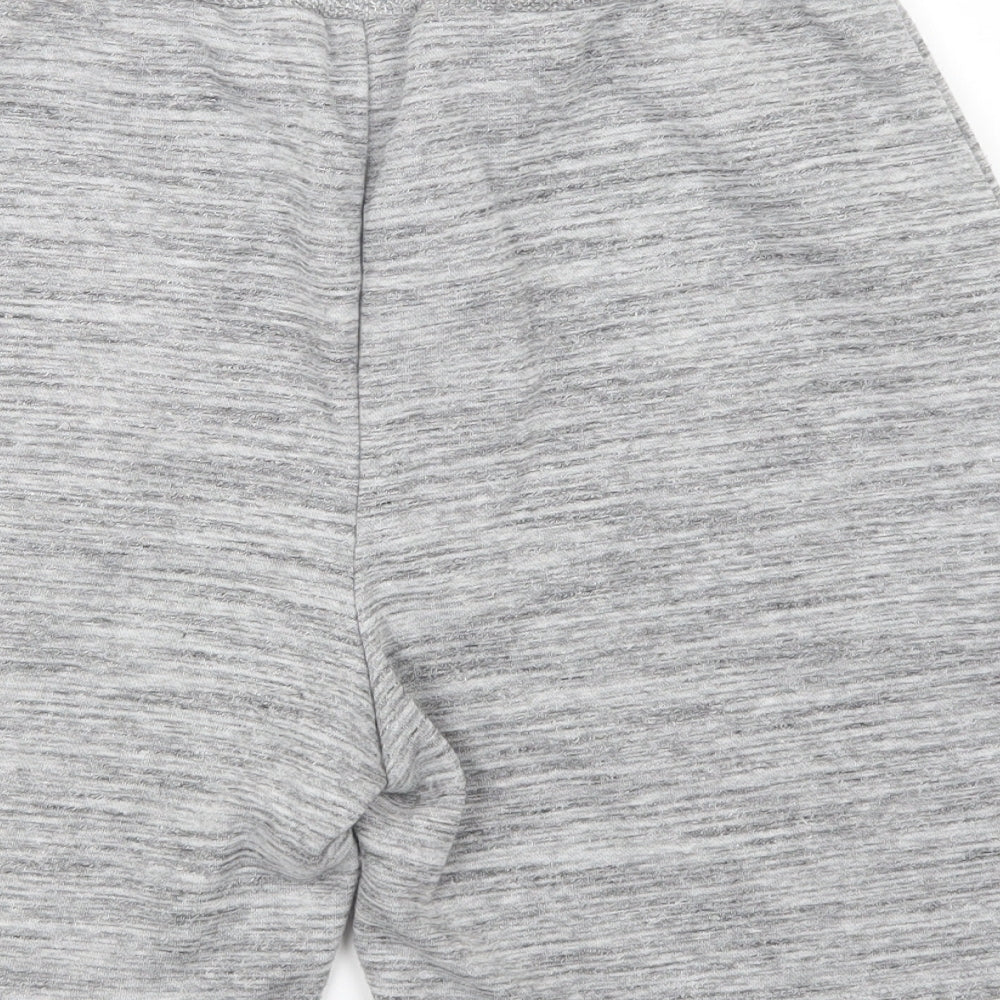Prim ark Mens Grey  Polyester Sweat Shorts Size S L7 in Regular Drawstring
