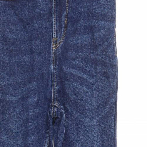 Matalan Girls Blue  Cotton Skinny Jeans Size 10 Years  Regular Button