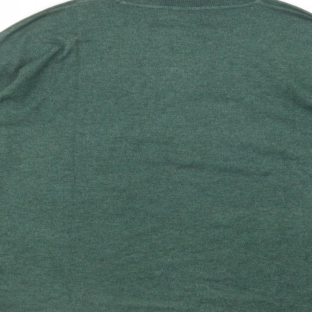 Primark Womens Green Roll Neck  Polyester Pullover Jumper Size M