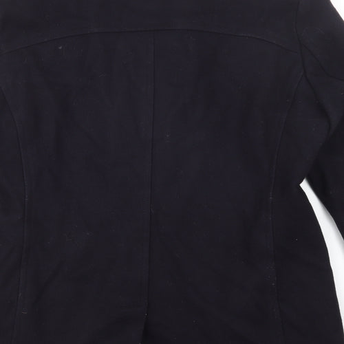 Tommy Hilfiger Mens Blue   Pea Coat Coat Size L  Button