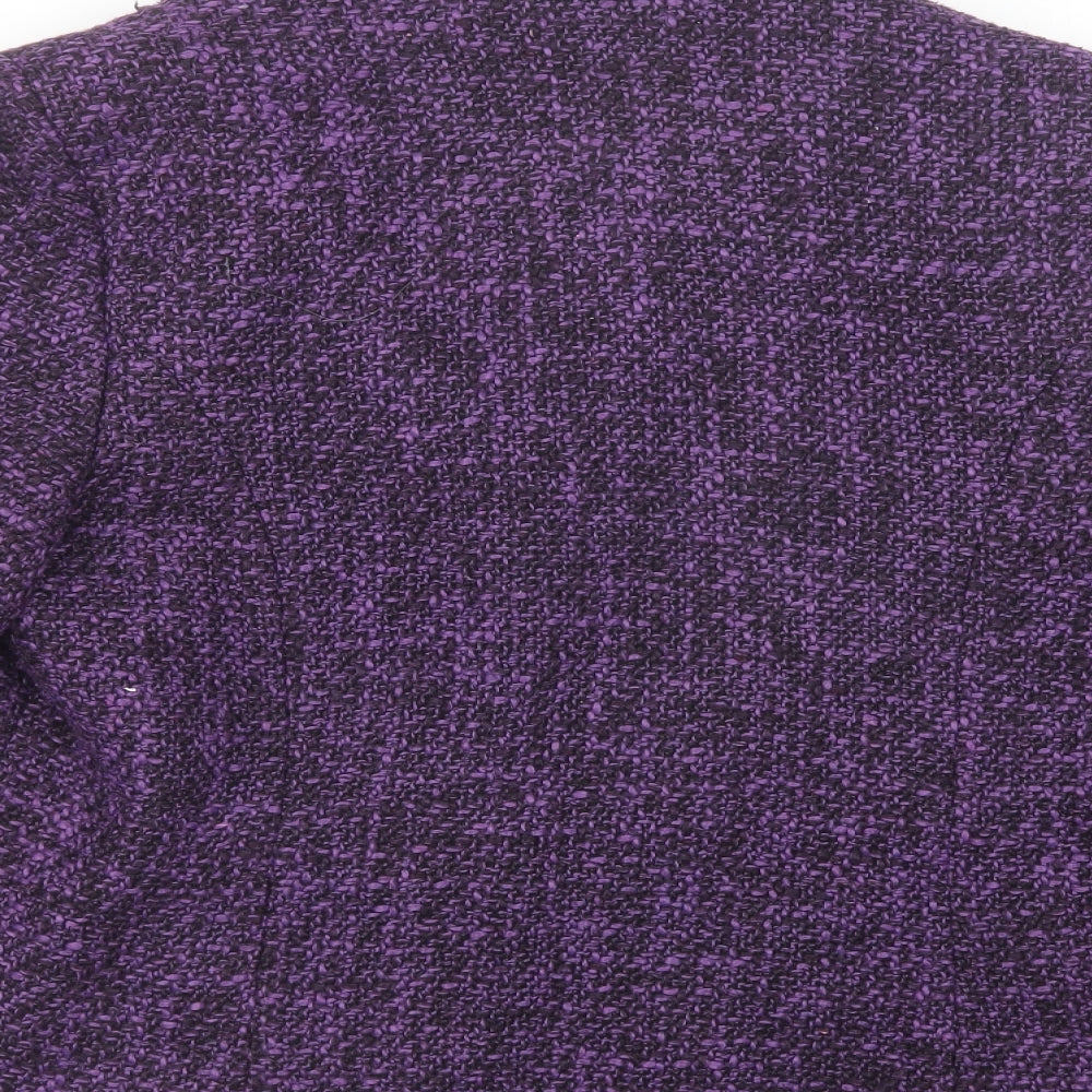 EWM Womens Purple   Jacket Blazer Size 16  Button