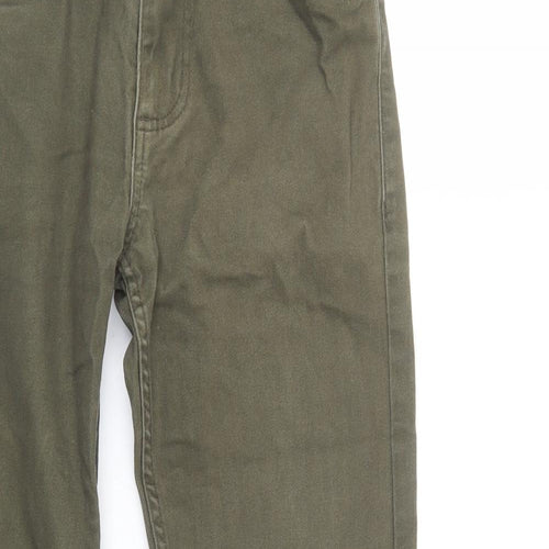 Primark Womens Green  Cotton Skinny Jeans Size 28 L30 in Regular Button